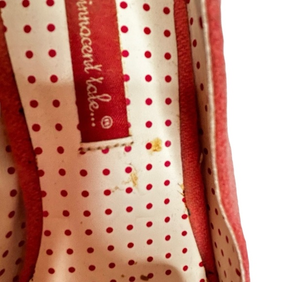 But Another Innocent Tale Peach Color Wool Retro Betty Boop/Bow Heels Sz 7.5 - Picture 9 of 9